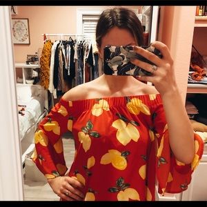 Women’s off the shoulder blouse